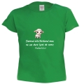 Tricou verde copii, Domnul este pastorul meu
